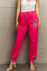 Simply Love Full Size Drawstring DAY YOU DESERVE Graphic Long Sweatpants